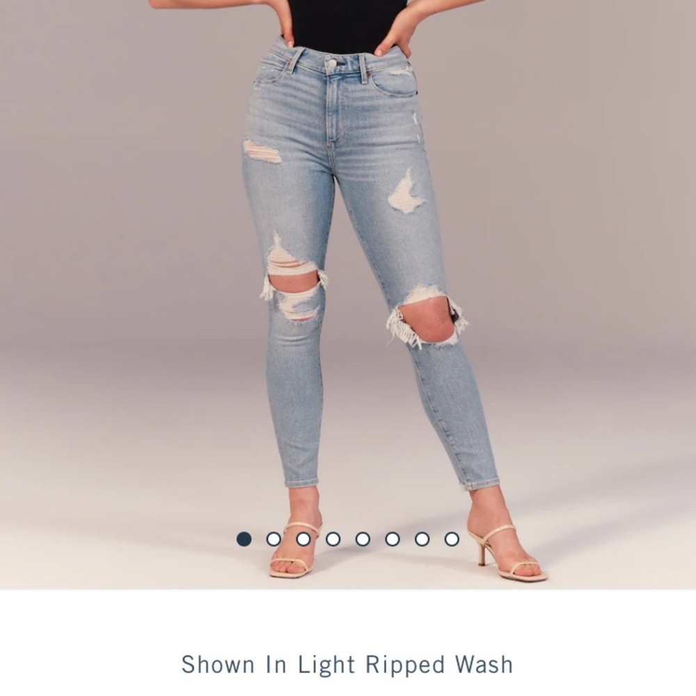 Abercrombie High Rise Super Skinny Ankle